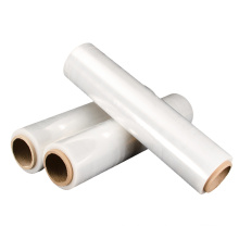 cast polyethylene lldpe pack clear film rolls wrap film strech 18mic clear caststretch film